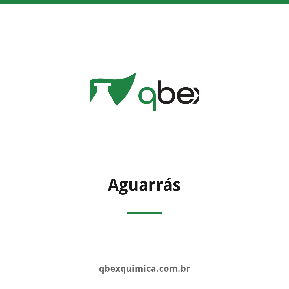 Aguarrás — QBEX Química, distribuidora no RJ