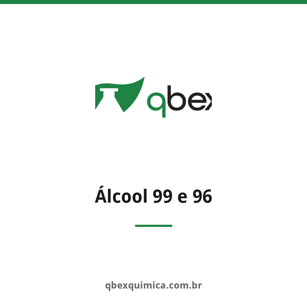 Álcool 99 e 96 — QBEX Química, distribuidora no RJ