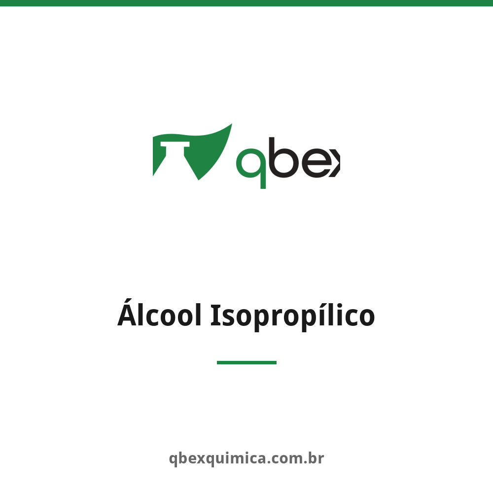 Álcool Isopropílico — QBEX Química, distribuidora no RJ