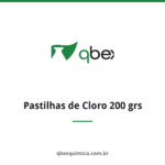 Pastilhas de Cloro 200 grs — QBEX Química, distribuidora no RJ