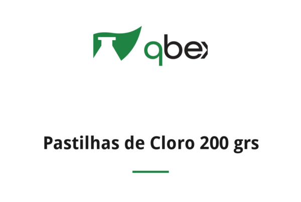 Pastilhas de Cloro 200 grs — QBEX Química, distribuidora no RJ