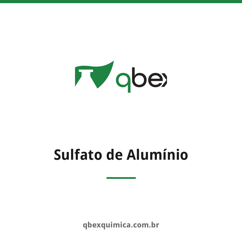 Sulfato de Alumínio — QBEX Química, distribuidora no RJ